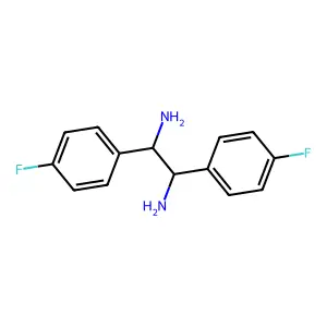 rel-(1R,2S)-1,2-Bis(4-fluorophenyl)ethane-1,2-diamine structure