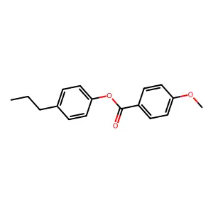 4-甲氧基苯甲酸 4-丙基苯酯 structure