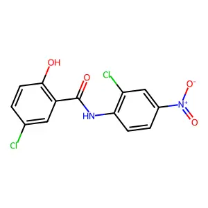 氯硝柳胺 structure
