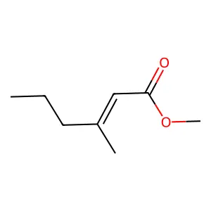 Methyl 3-methyl-2-hexenoate structure
