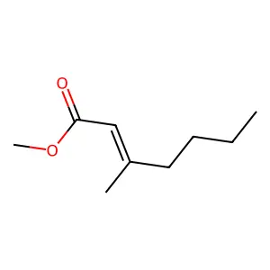 Methyl 3-methylhept-2-enoate structure