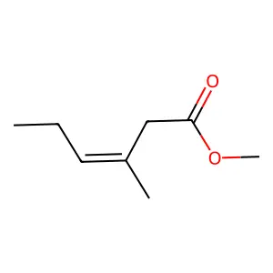 Methyl 3-methylhex-3-enoate structure