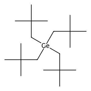 Germane, tetrakis(2,2-dimethylpropyl)- structure