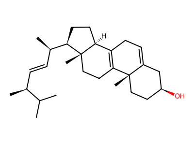 地衣甾醇 structure