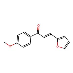 3-(Furan-2-yl)-1-(4-methoxyphenyl)prop-2-en-1-one structure