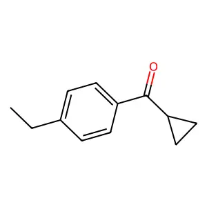 环丙基-4-乙基苯基酮 structure