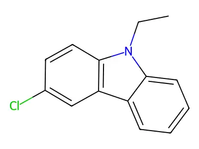 3-Chloro-9-ethylcarbazole structure