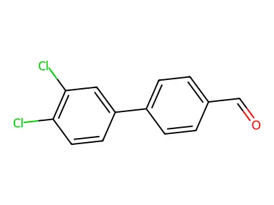 4-(3,4-Dichlorophenyl)benzaldehyde structure