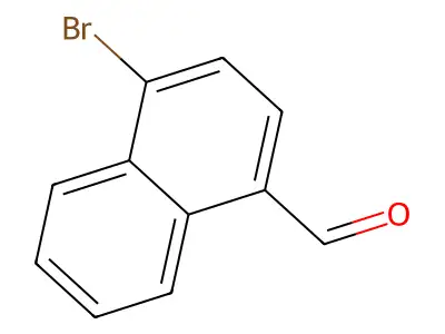 4-Bromo-1-naphthaldehyde structure