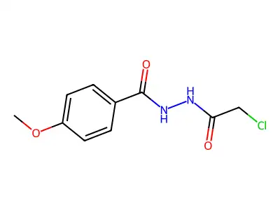 N'-(2-chloroacetyl)-4-methoxybenzohydrazide structure