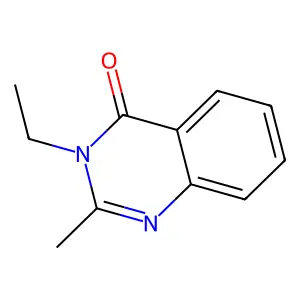 4-Quinazolone, 3-ethyl-2-methyl structure