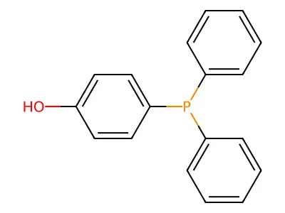 (4-Hydroxyphenyl)diphenylphosphine structure