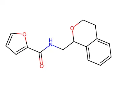 N-(异色满-1-基甲基)-2-呋喃甲酰胺 structure