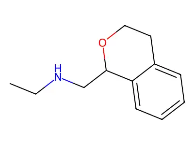 N-Ethyl-3,4-dihydro-1H-2-benzopyran-1-methanamine structure