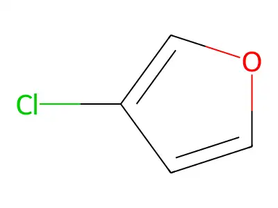 Furan, 3-chloro- structure