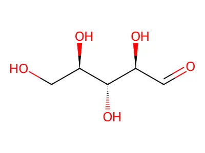 醛基型-D-核糖 structure