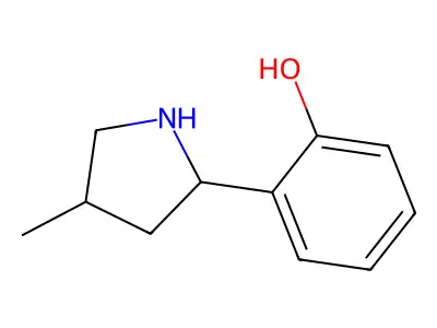 2-(4-Methylpyrrolidin-2-yl)phenol structure
