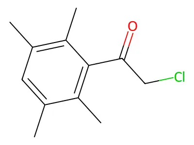 2-Chloro-1-(2,3,5,6-tetramethylphenyl)ethanone structure