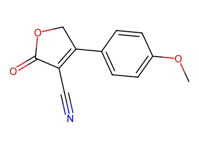 4-(4-Methoxyphenyl)-2-oxo-2,5-dihydrofuran-3-carbonitrile structure