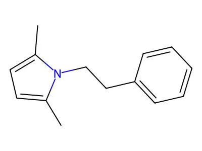 2,5-Dimethyl-1-phenethyl-1H-pyrrole structure