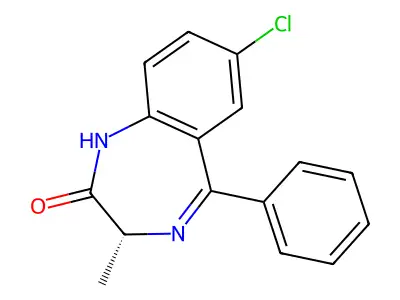 (R)-3-Methyldesmethyldiazepam structure