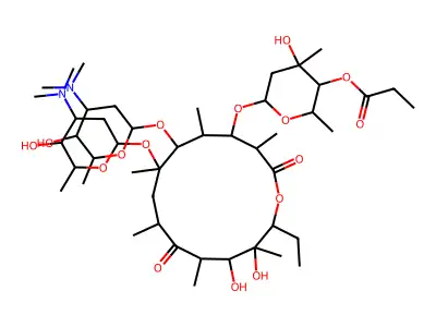 Megalomicin A, 4A-propanoate structure