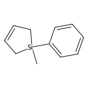 Silacyclopent-3-ene, 1-methyl-1-phenyl- structure