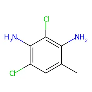 2,4-二氯-6-甲基-1,3-苯二胺 structure
