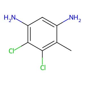 4,5-二氯-6-甲基-1,3-苯二胺 structure