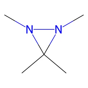 Diaziridine, 1,2,3,3-tetramethyl- structure