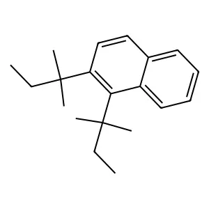 Bis(1,1-dimethylpropyl)naphthalene structure