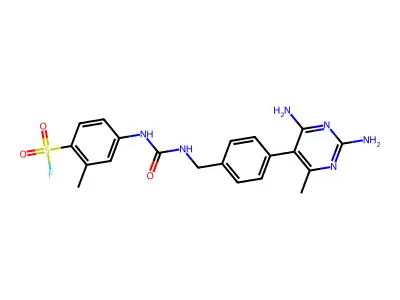 2-((4-(1,3-Dimethyl-2,6-dioxopurin-7-yl)butyl)amino)ethanethiol, hydrogen sulfate (ester) structure