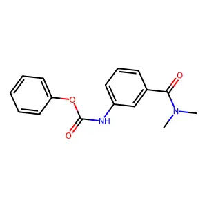 phenyl N-[3-(dimethylcarbamoyl)phenyl]carbamate structure