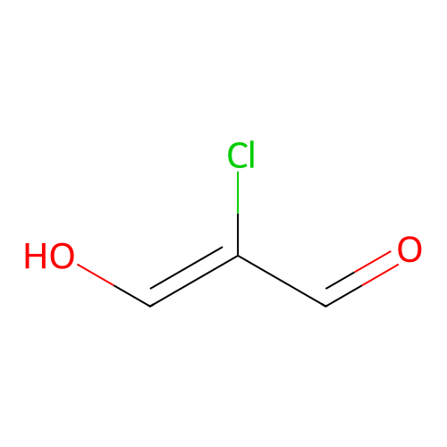 2-Propenal, 2-chloro-3-hydroxy- structure