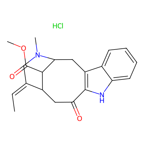Vobasine hydrochloride structure