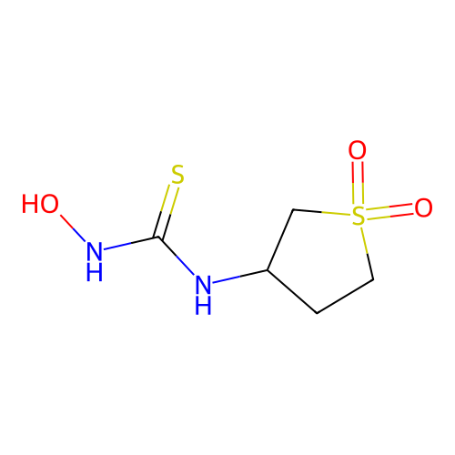 1-(1,1-Dioxothiolan-3-yl)-3-hydroxythiourea structure