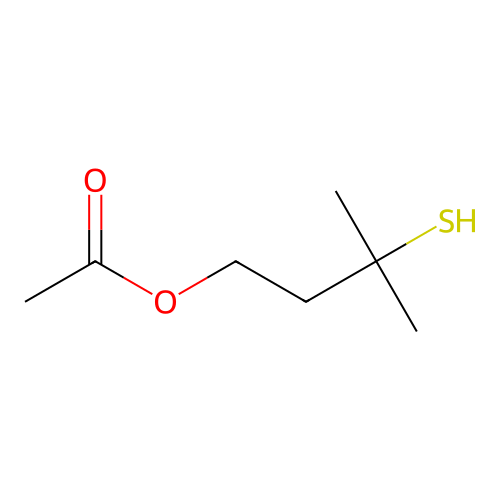 3-Mercapto-3-methylbutyl acetate structure