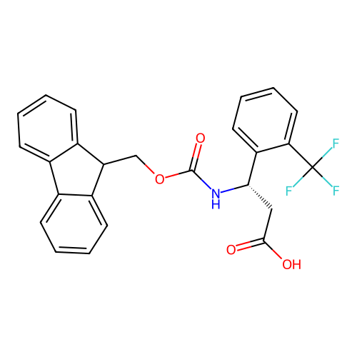 Fmoc-?-Phe(2-CF3)-OH structure