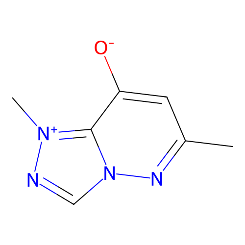 1H-1,2,4-Triazolo[4,3-b]pyridazin-4-ium, 8-hydroxy-1,6-dimethyl-, inner salt structure