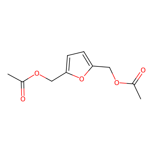 2,5-Bis(hydroxymethyl)furan diacetate structure