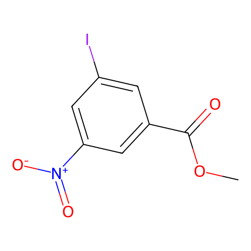 Methyl 3-iodo-5-nitrobenzoate structure