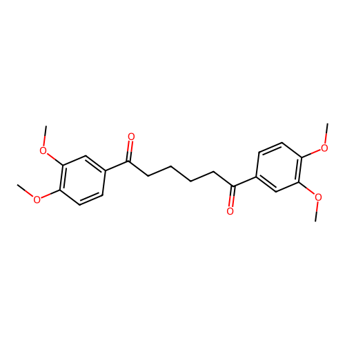 1,6-Bis(3,4-dimethoxyphenyl)hexane-1,6-dione structure
