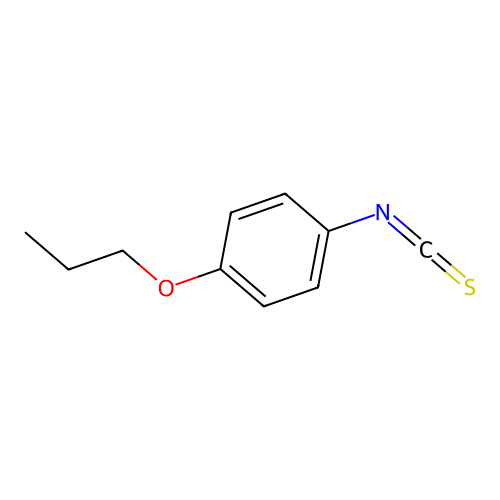 1-Isothiocyanato-4-propoxybenzene structure