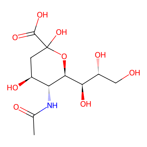N-Acetyl-Neuraminic Acid structure