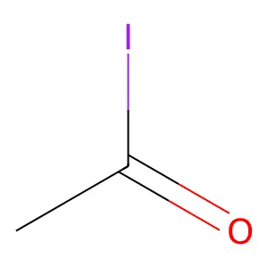 乙酰碘 structure