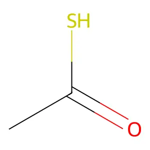 硫代乙酸 structure