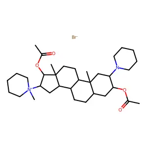 維庫溴銨 structure