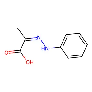 丙酮酸苯腙 structure