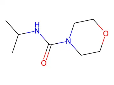 4-Morpholinecarboxamide, N-(1-methylethyl)- structure
