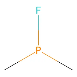 Dimethyl fluorophosphine structure